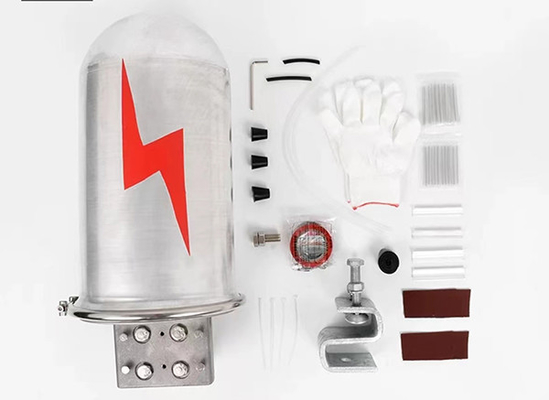 OPGW हार्डवेयर फिटिंग के लिए AJS मेटल जॉइंट बॉक्स अच्छी सीलिंग प्रॉपर्टी वॉटरप्रूफ है